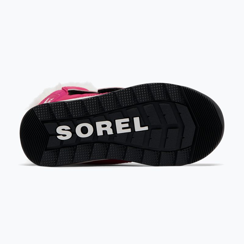 Sorel Whitney II Strap WP cactus pink/black children's snow boots 13
