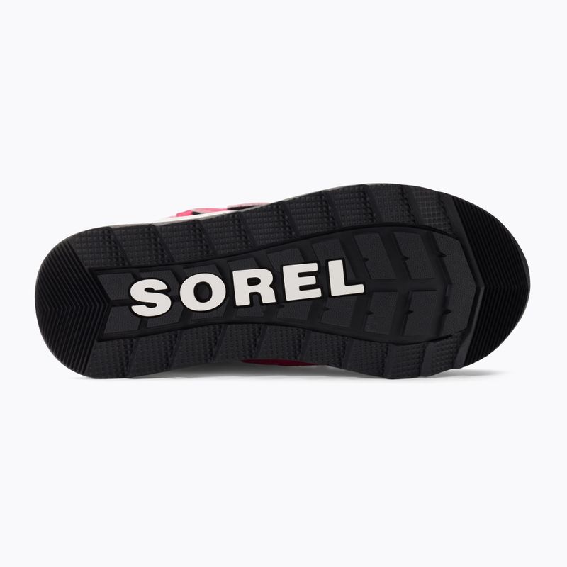 Children's trekking boots Sorel Whitney II Strap Wp cactus pink/black 5