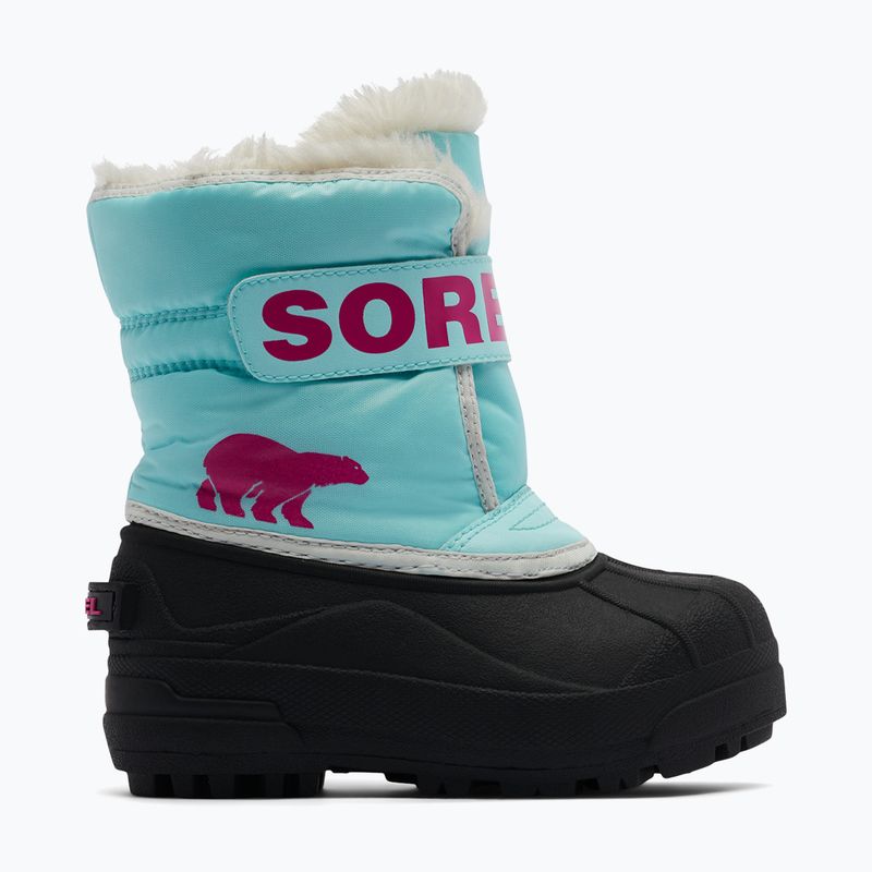 Sorel Snow Commander junior snow boots ocean surf/cactus pink 7