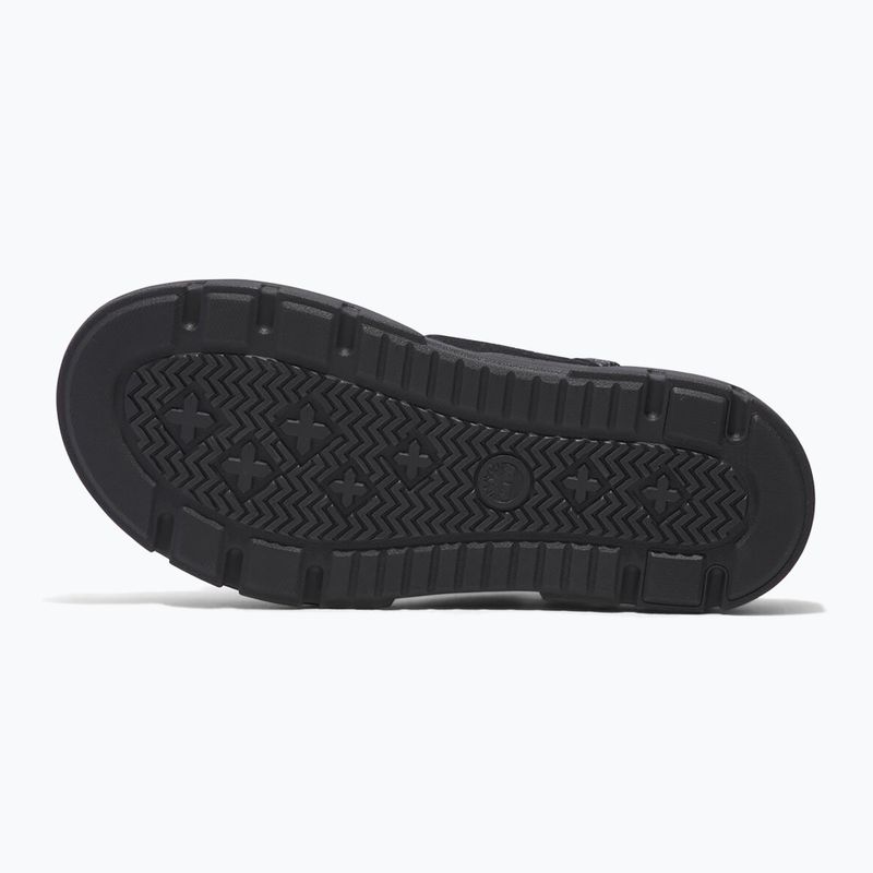 Timberland women's Greyfield 2 Strap black suede sandals 15