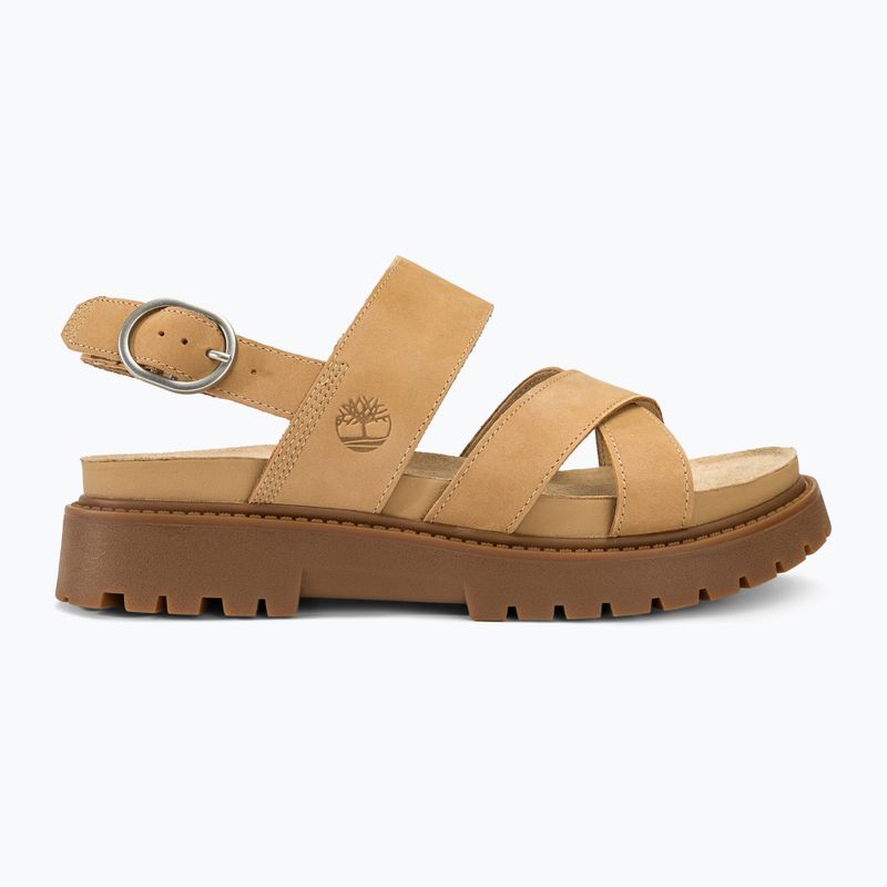 Timberland Clairemont Way women's sandals medium beige nubuck 2