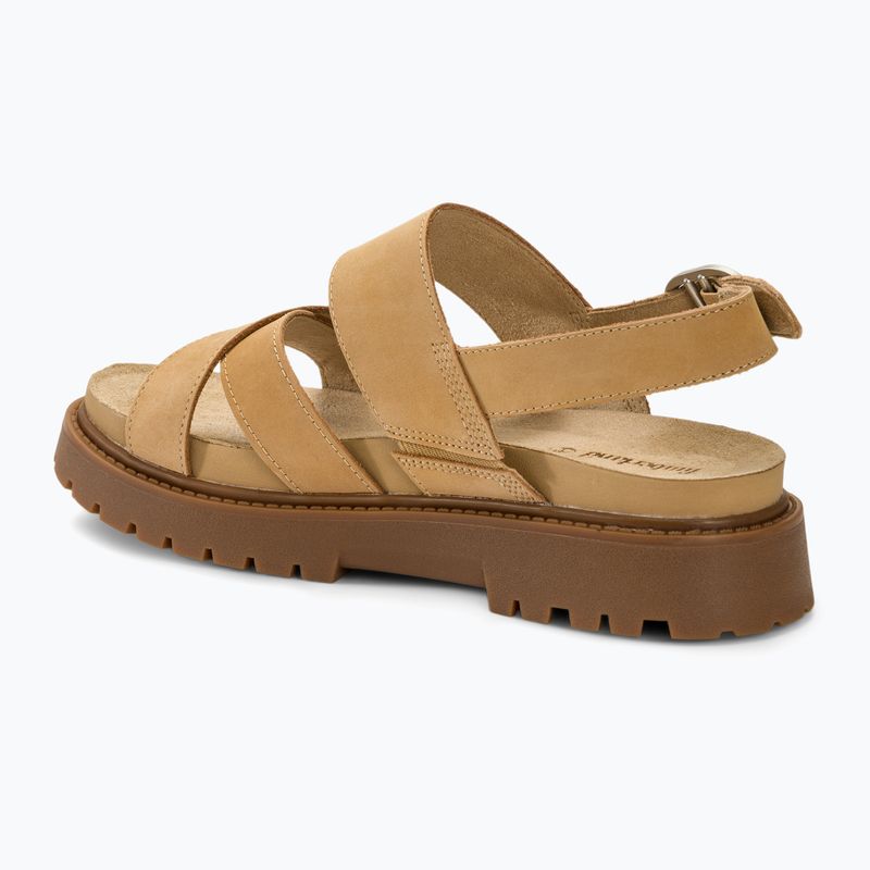 Timberland Clairemont Way women's sandals medium beige nubuck 3
