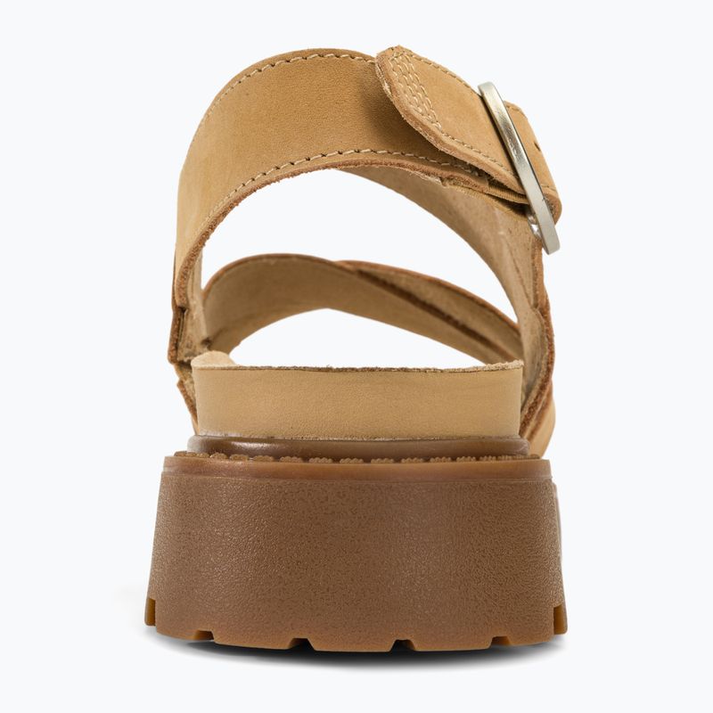Timberland Clairemont Way women's sandals medium beige nubuck 6
