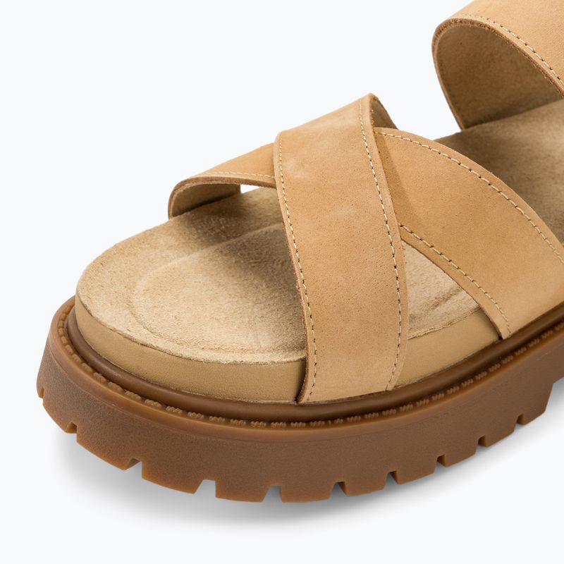 Timberland Clairemont Way women's sandals medium beige nubuck 7