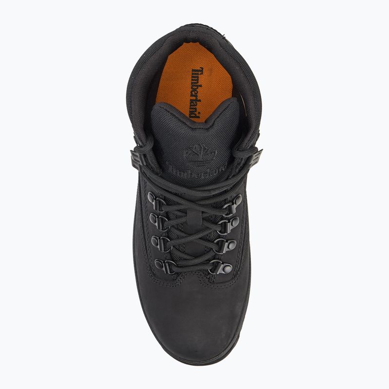 Men's Timberland Euro Hiker Mid Lace black nubuck boots 5