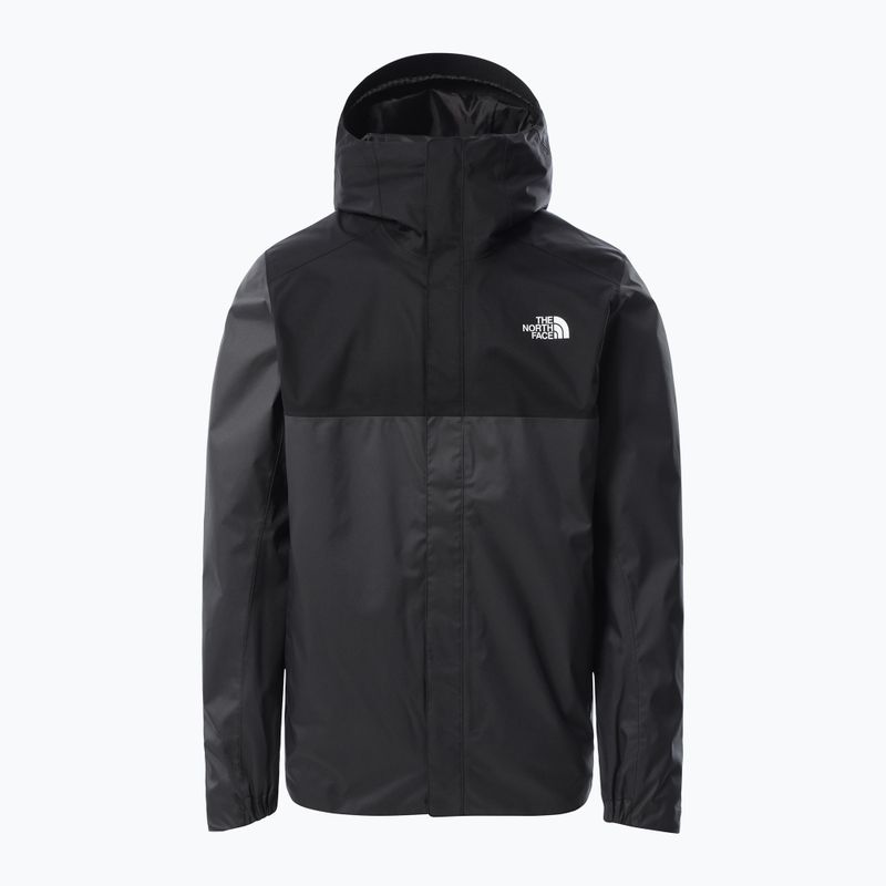 Men's rain jacket The North Face Quest Zip-In asphalt grey/black