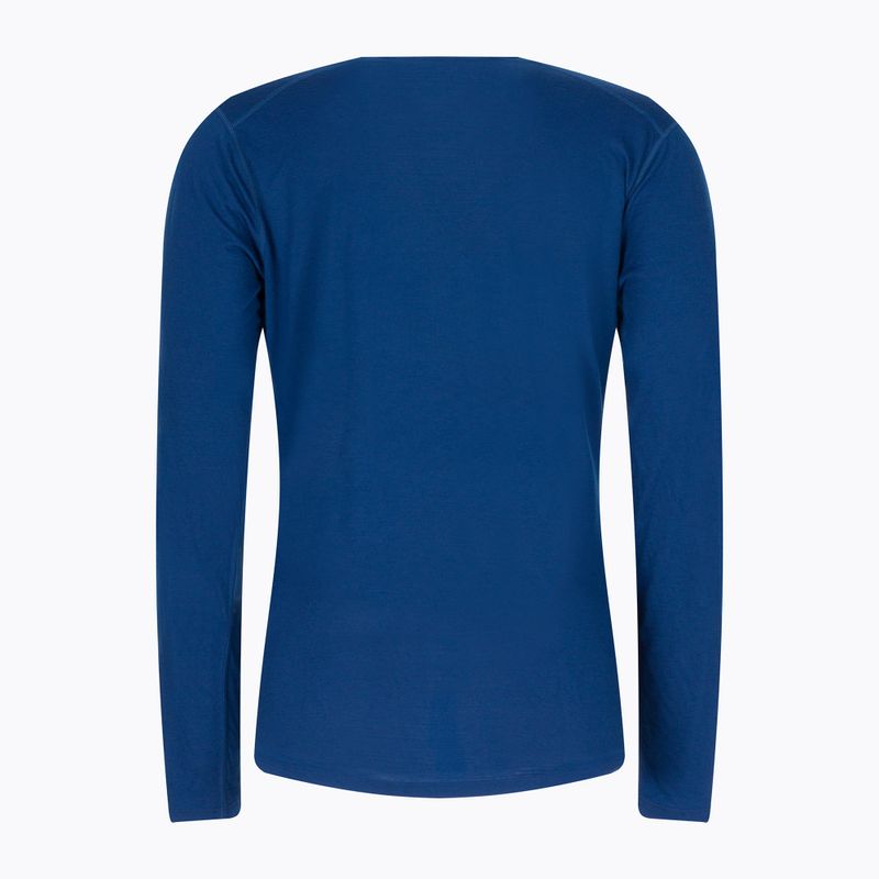 Men's Smartwool Merino 150 Baselayer Long Sleeve Boxed thermal T-shirt in navy blue 00749-F84-S 2