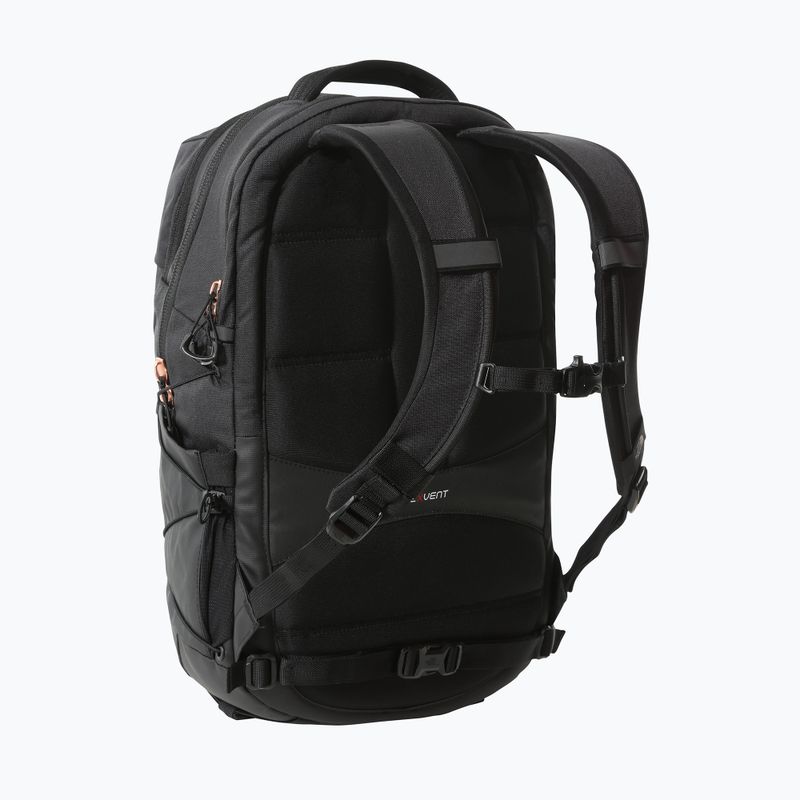 Women's hiking backpack The North Face Borealis 27 l black heather/burnt coral metallic 2