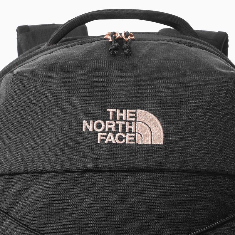 Women's hiking backpack The North Face Borealis 27 l black heather/burnt coral metallic 3