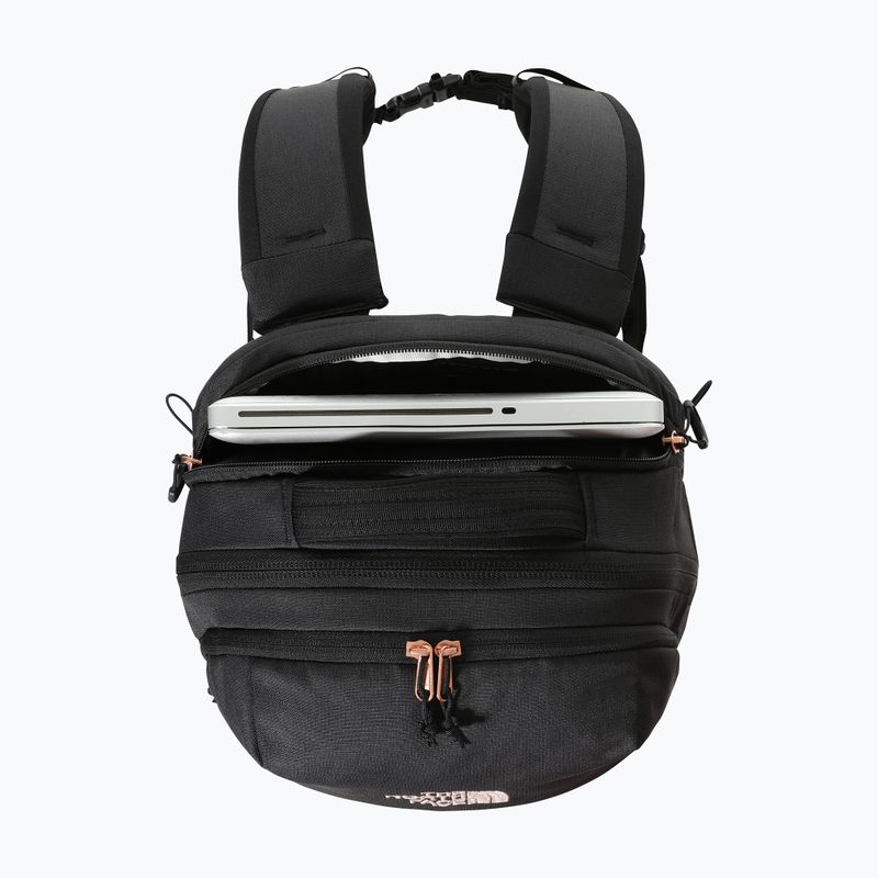 Women's hiking backpack The North Face Borealis 27 l black heather/burnt coral metallic 6