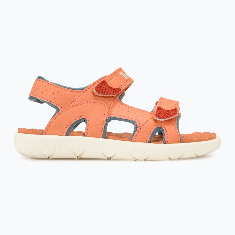 Timberland Perkins Row 2 Strap light orange children's sandals 2
