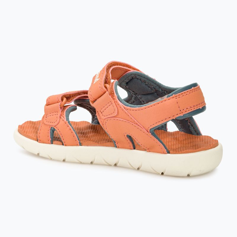 Timberland Perkins Row 2 Strap light orange children's sandals 3
