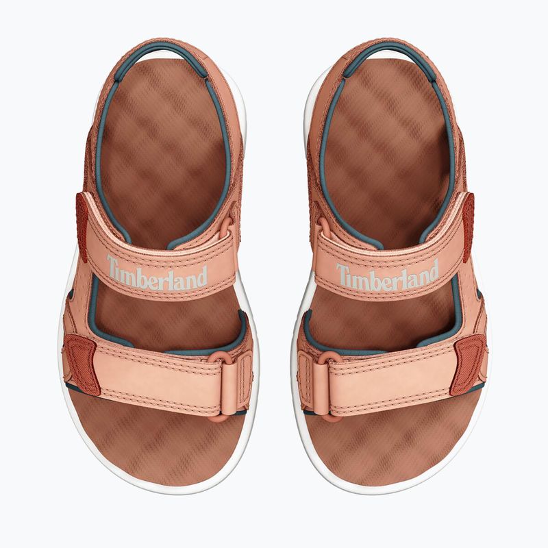 Timberland Perkins Row 2 Strap light orange children's sandals 13