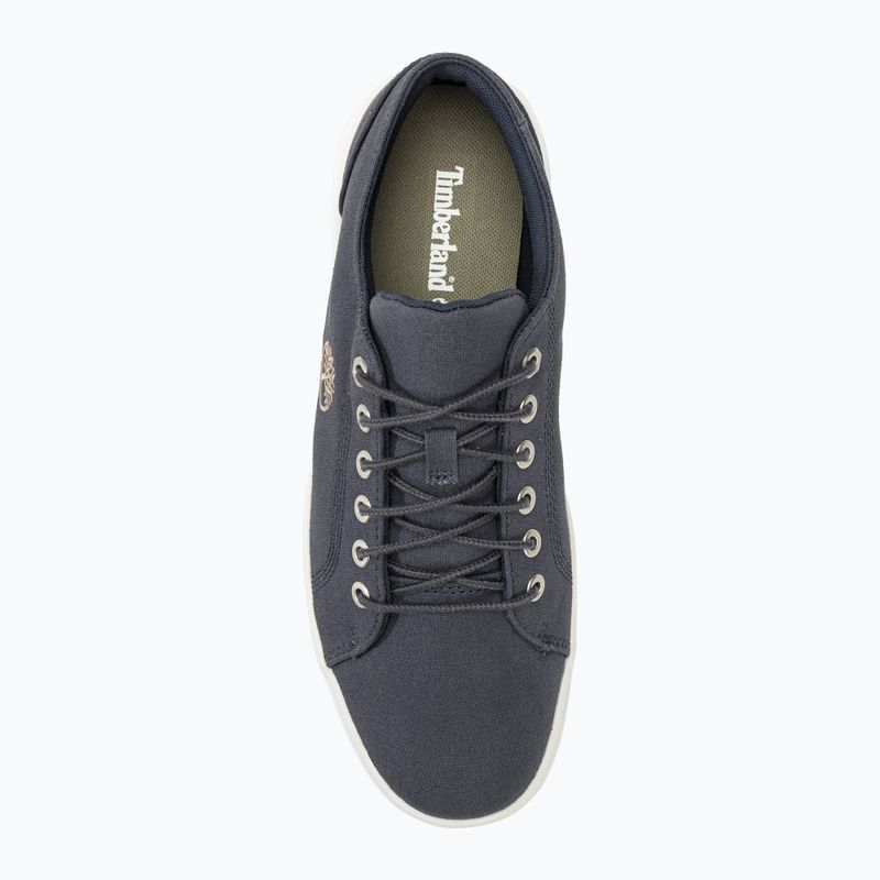 Men's Timberland Seneca Bay Low Lace dark blue canvas trainers 5