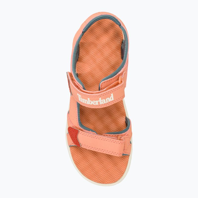 Timberland Perkins Row 2 Strap light orange junior sandals 5