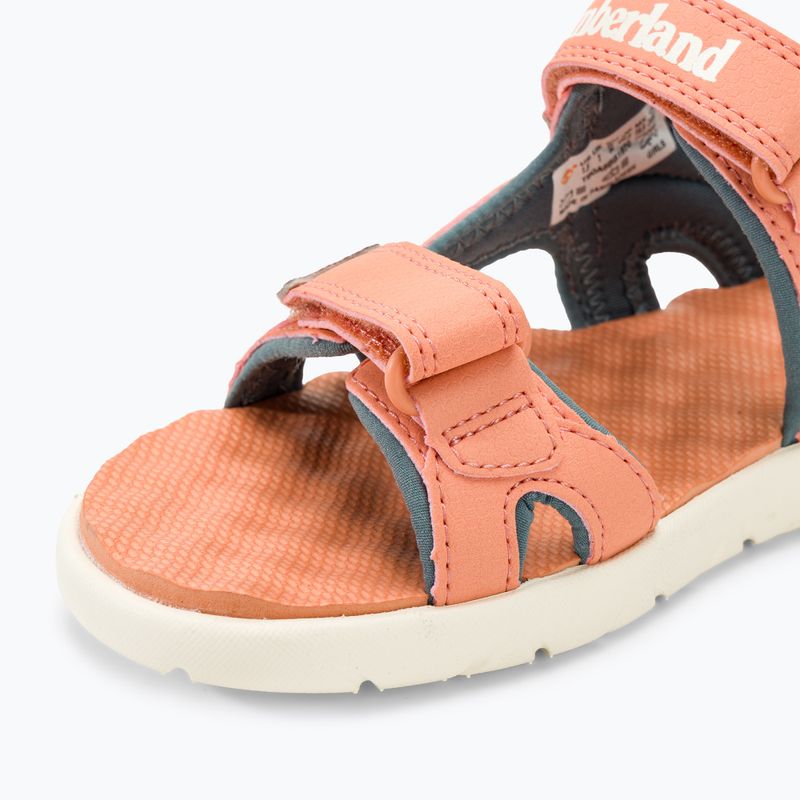 Timberland Perkins Row 2 Strap light orange junior sandals 7