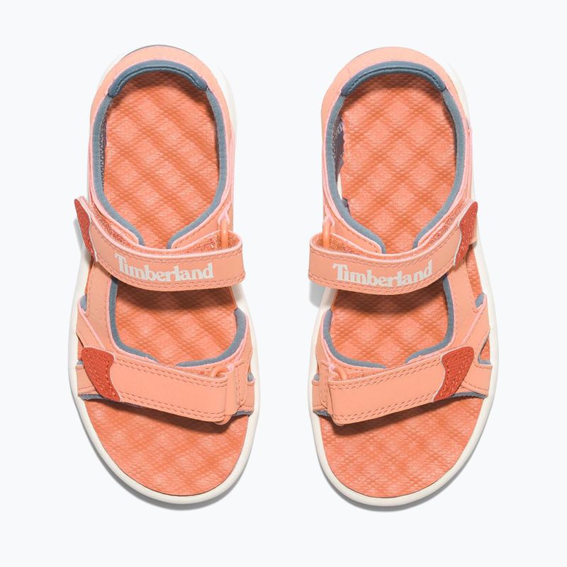 Timberland Perkins Row 2 Strap light orange junior sandals 11