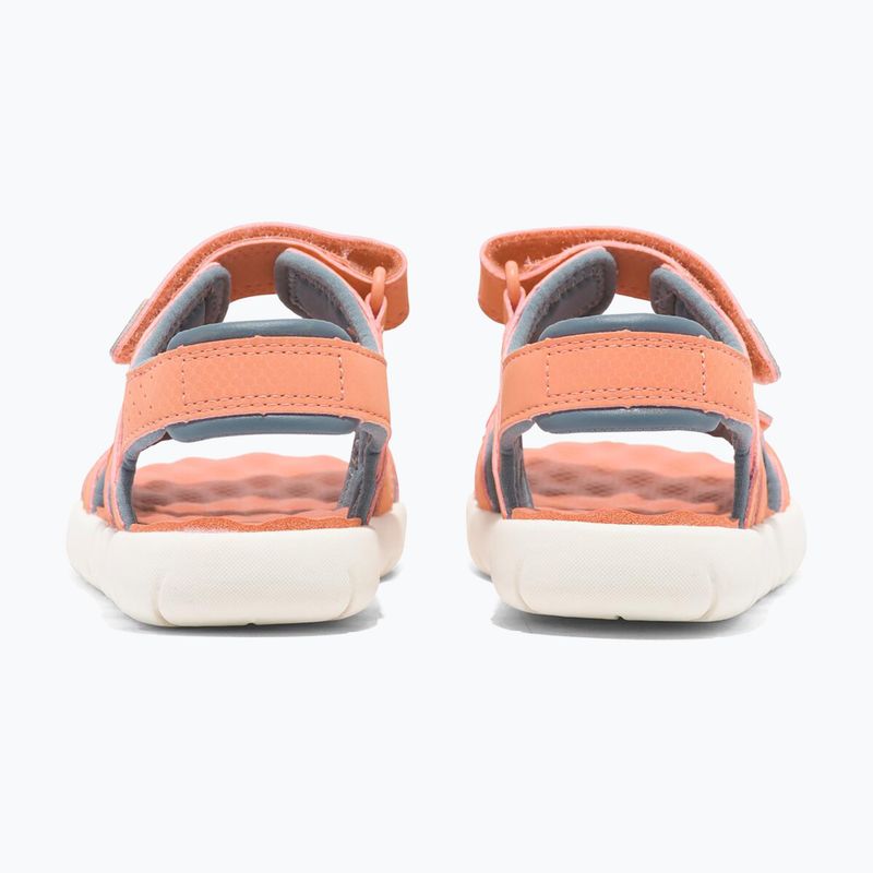 Timberland Perkins Row 2 Strap light orange junior sandals 12