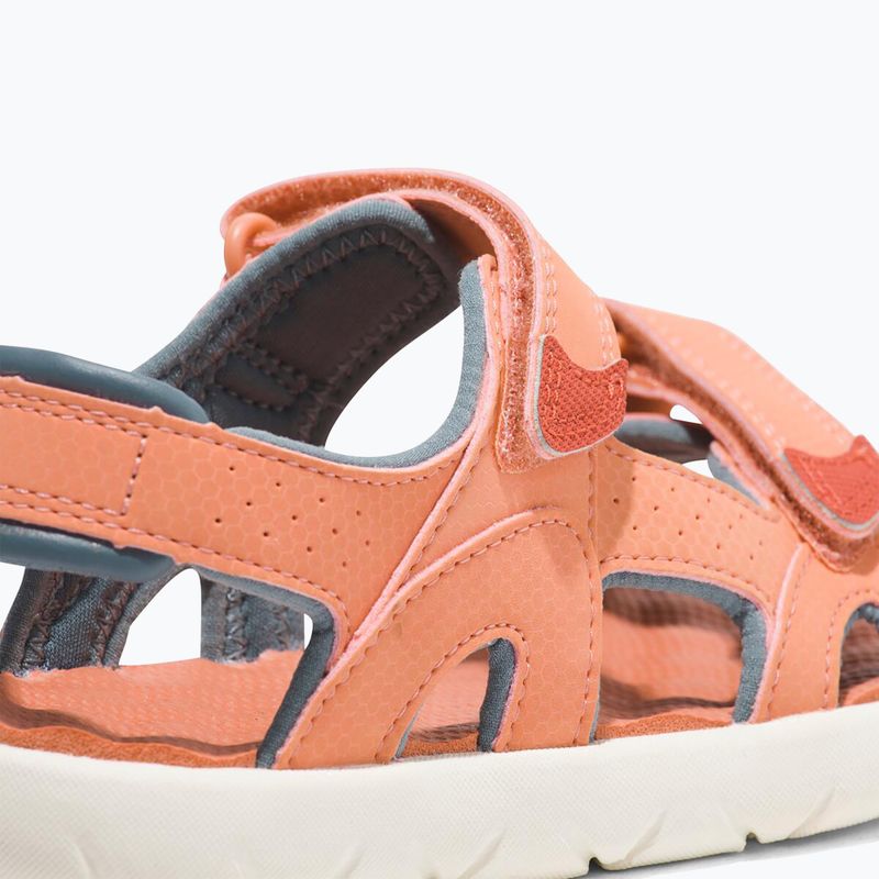 Timberland Perkins Row 2 Strap light orange junior sandals 13