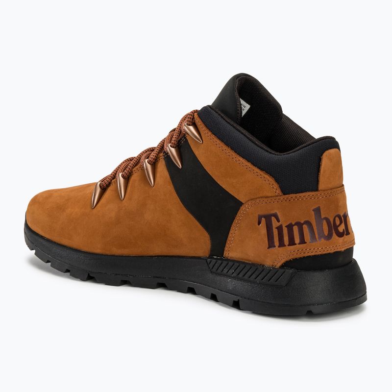 Men's Timberland Sprint Trekker Mid Lace rust nubuck hiking boots 3
