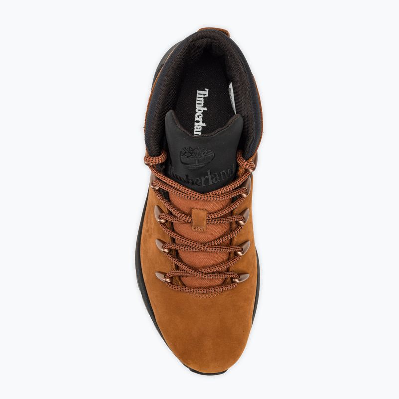 Men's Timberland Sprint Trekker Mid Lace rust nubuck hiking boots 5