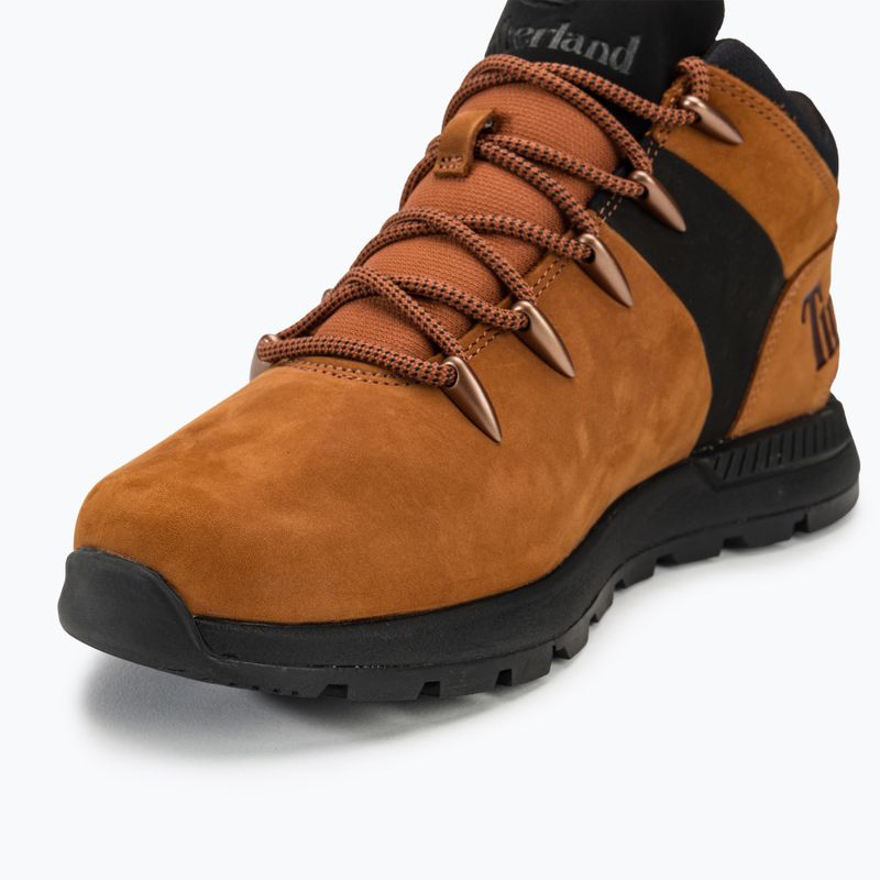 Men's Timberland Sprint Trekker Mid Lace rust nubuck hiking boots 7