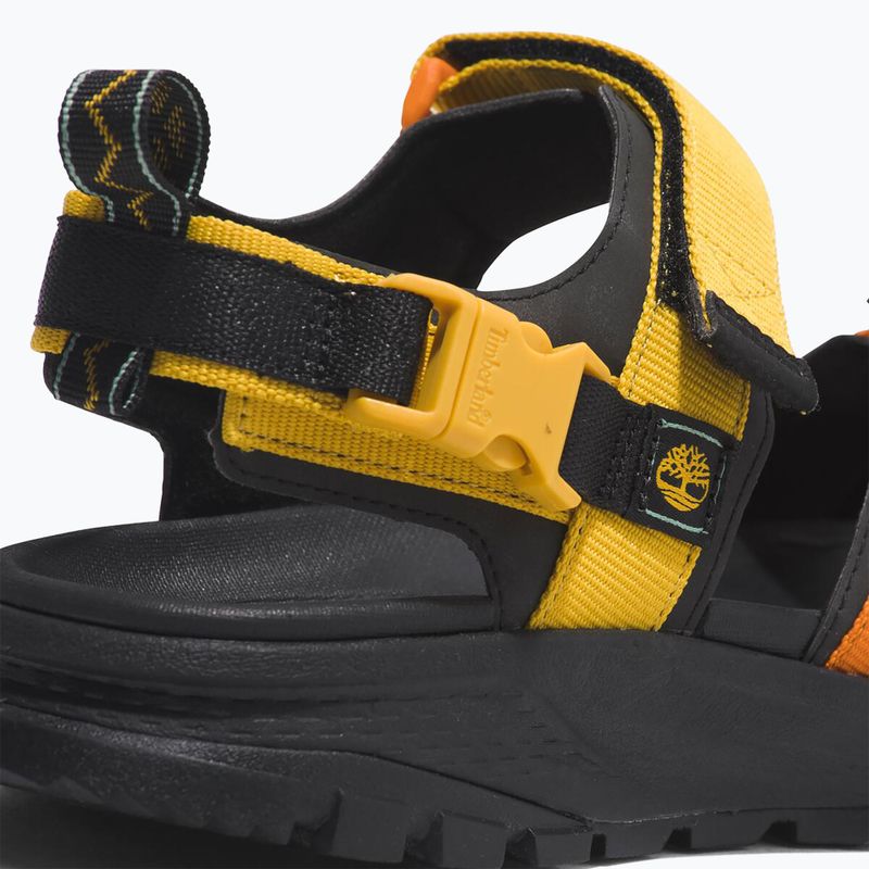 Men's Timberland Garrison Trail sandals orange multi webbing 8