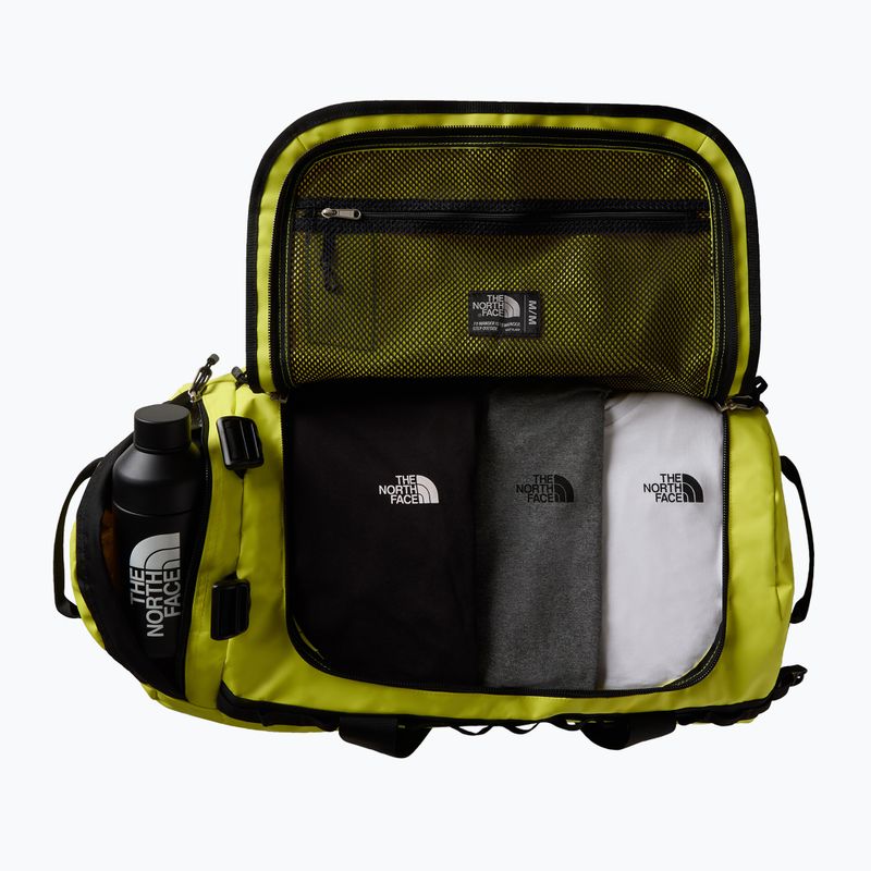 The North Face Base Camp Duffel M 71 l sulphur spring green/tnf black travel bag 4