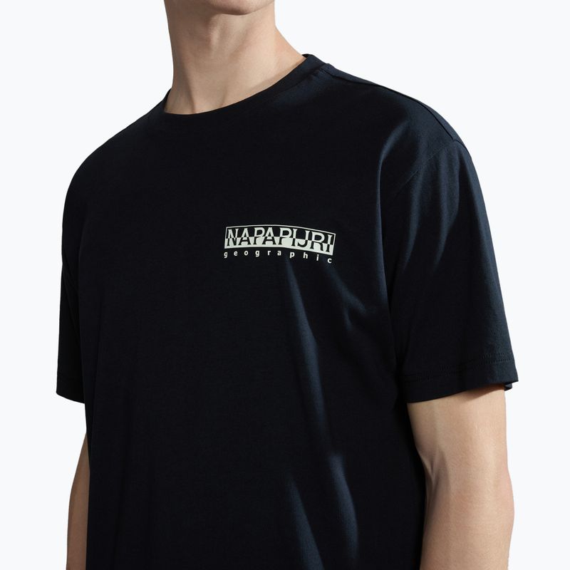 Men's Napapijri S-Tahi black t-shirt 4