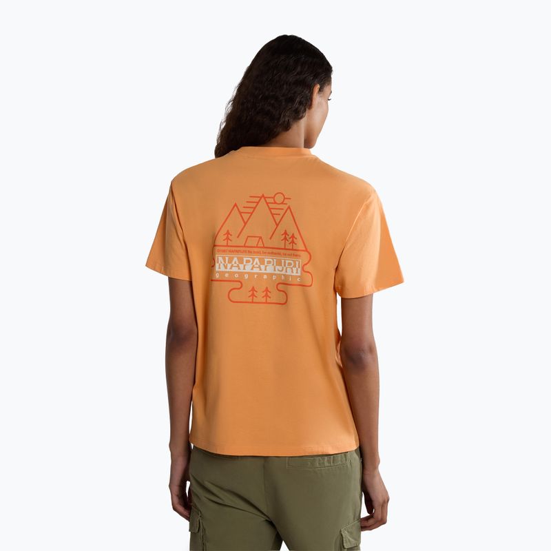 Napapijri women's S-Faber orange mandarin t-shirt 3