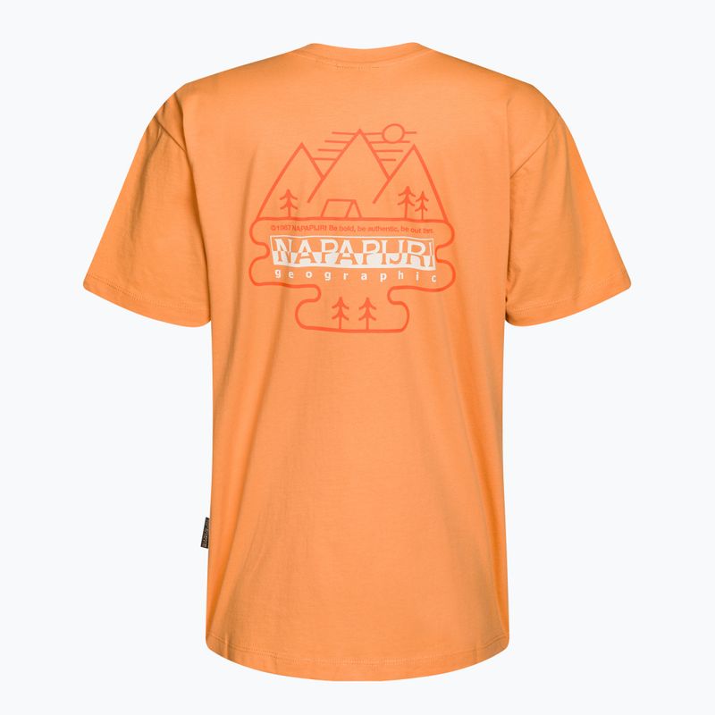 Napapijri women's S-Faber orange mandarin t-shirt 8