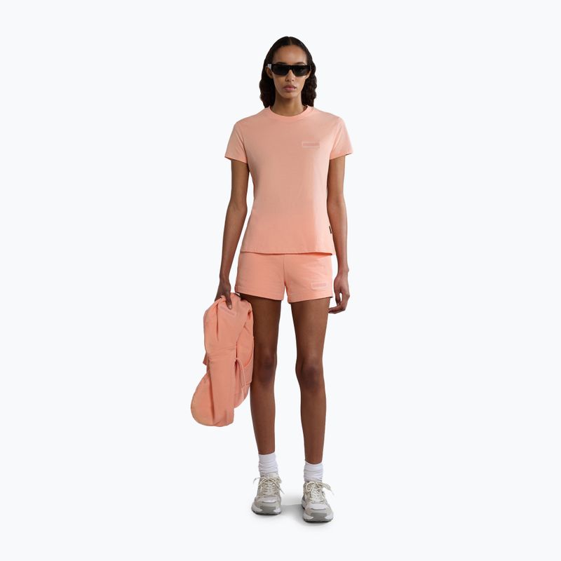 Napapijri women's t-shirt S-Iaato pink salmon 2