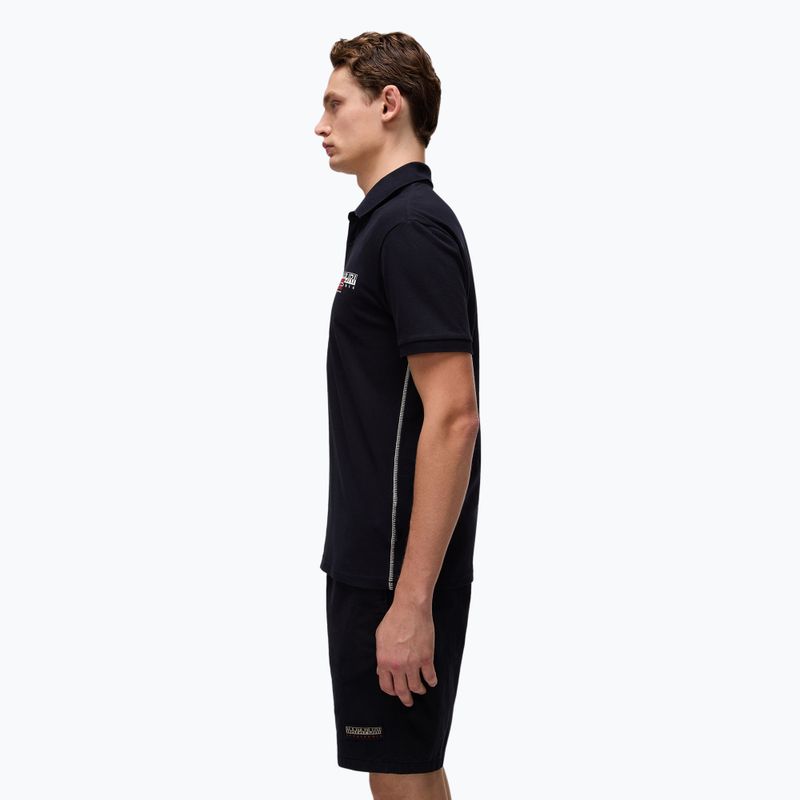 Men's polo shirt Napapijri E-Aylmer black 041 3