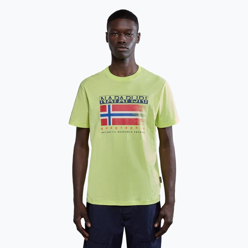 Men's Napapijri S-Kreis yellow sunny t-shirt