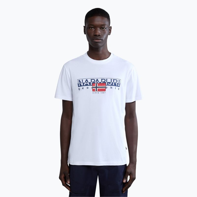 Men's Napapijri S-Aylmer brightwhite t-shirt