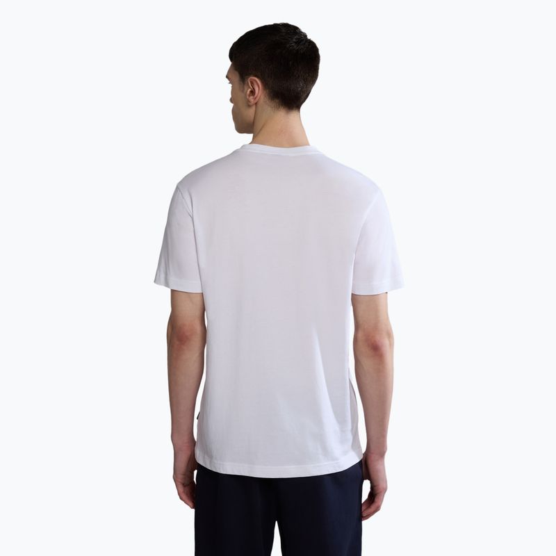 Men's Napapijri S-Kasba brightwhite T-shirt 3