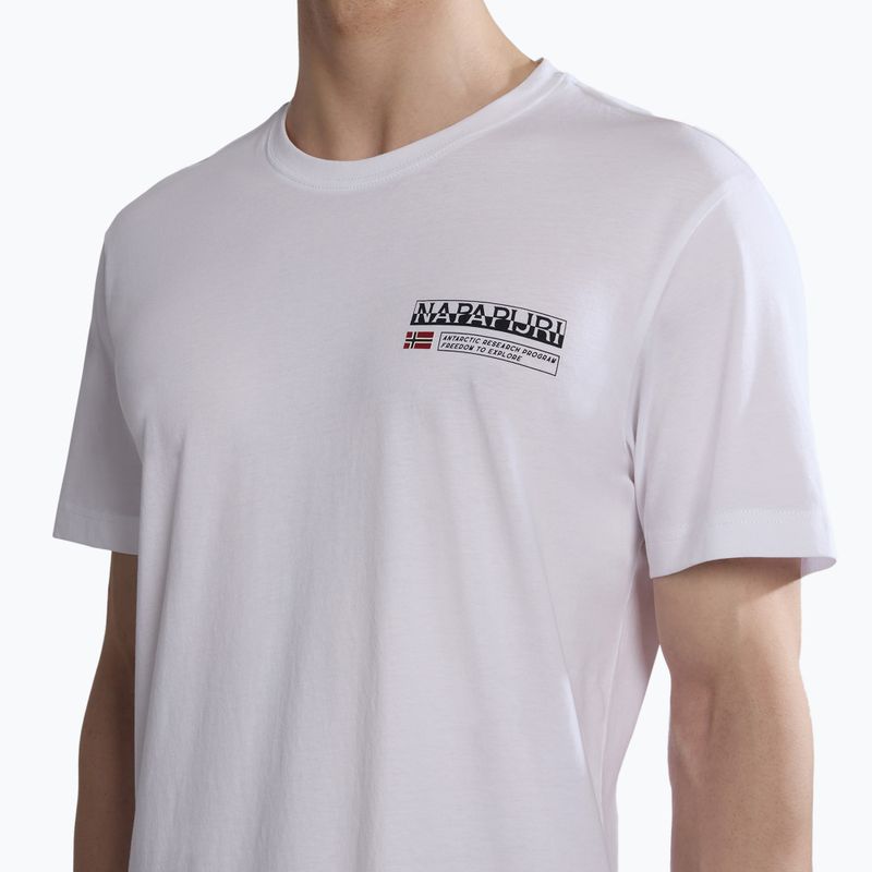 Men's Napapijri S-Kasba brightwhite T-shirt 4