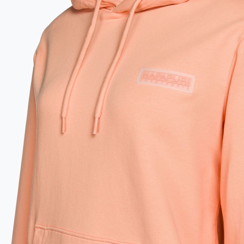 Napapijri B-Iaato H pink salmon damsack sweatshirt 7