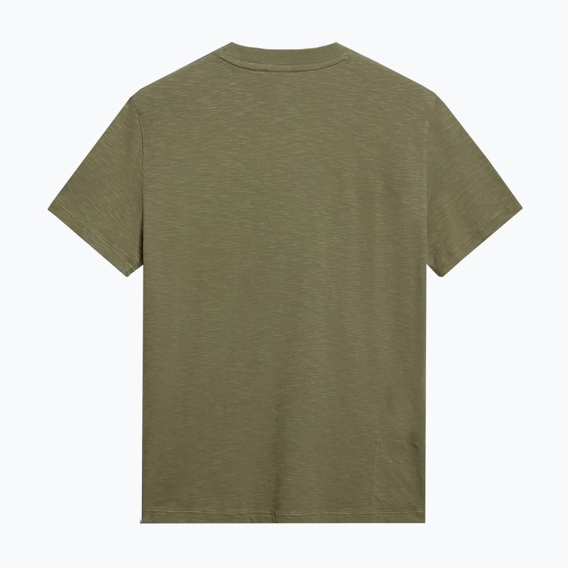 Men's Napapijri S-Tepees green lichen t-shirt 6