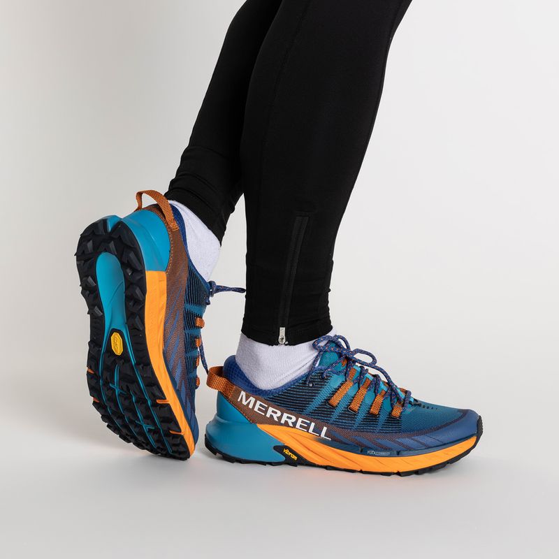 Merrell Agility Peak 4 blue men's running shoes J135111 3