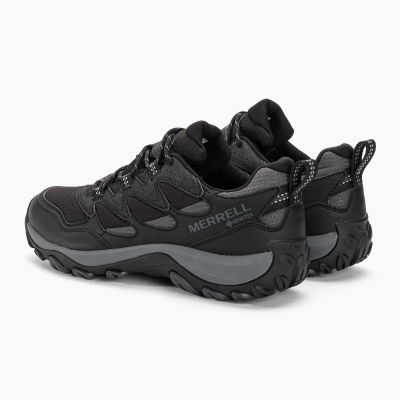 Men's hiking boots Merrell West Rim Sport GTX black 3