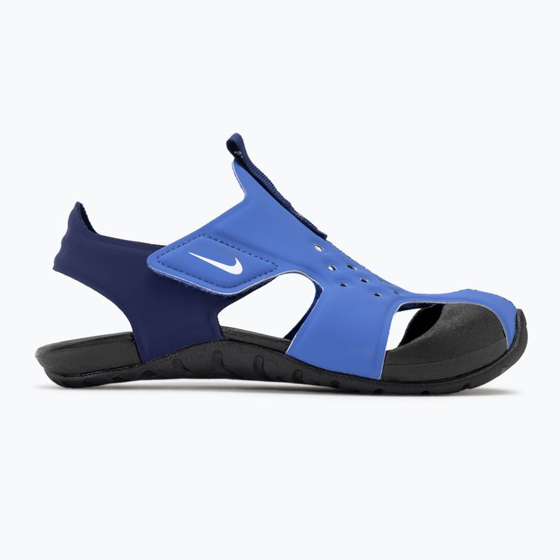 Nike Sunray Protect 2 signal blue/blue void/black/white children's sandals 2