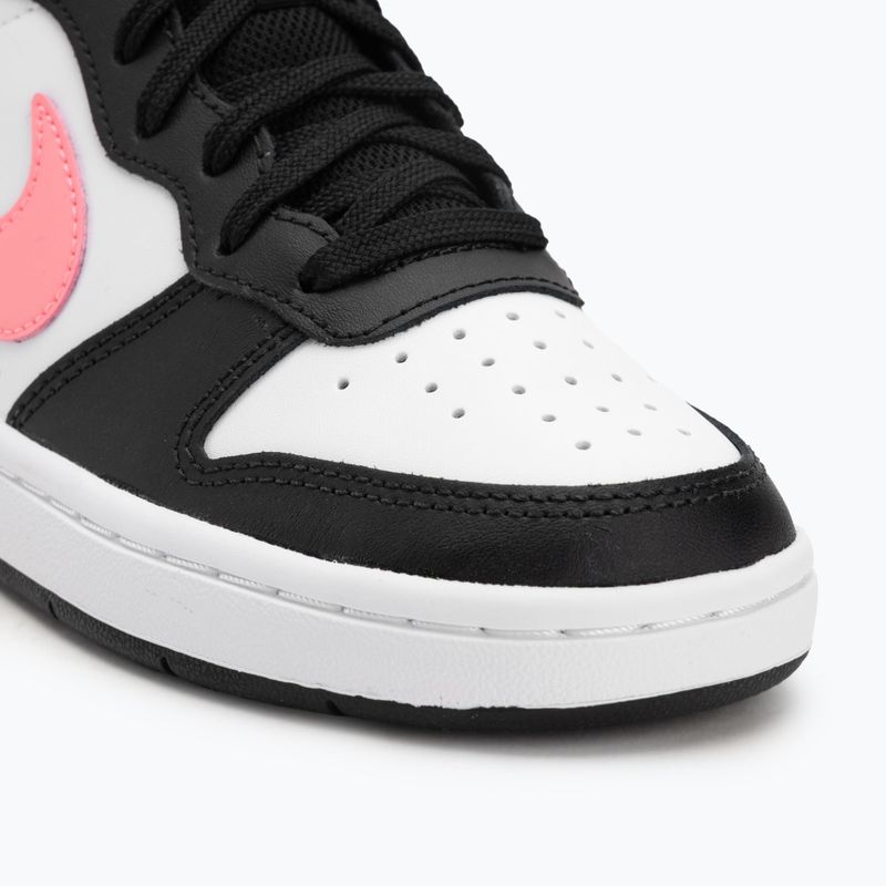 Children's shoes Nike Court Borough Mid 2 black/sunset pulse/white 7