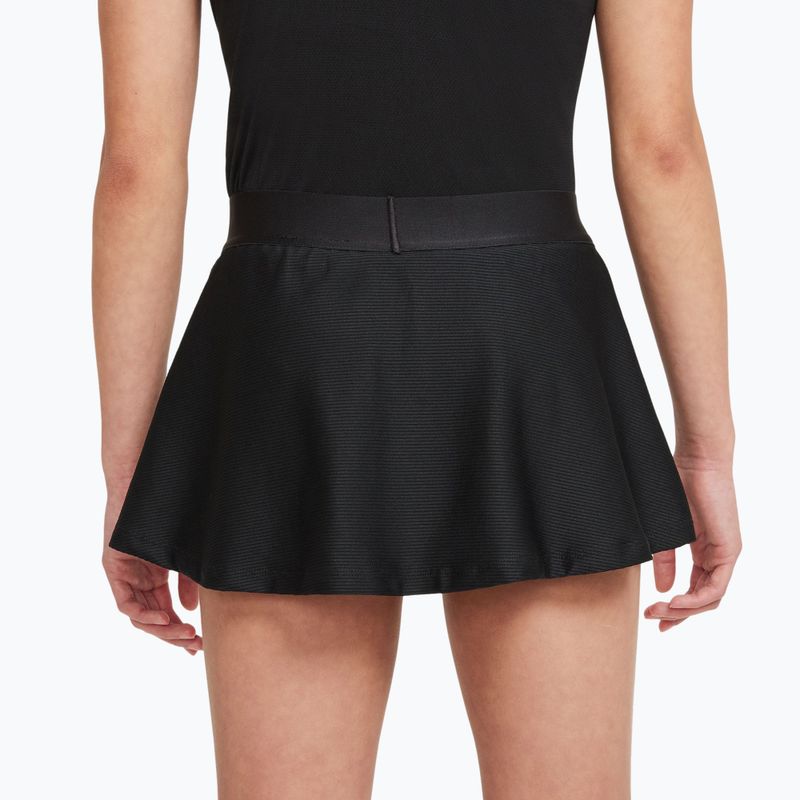 Girls' tennis skirt Nike Court Dri-Fit Victory black/white 3