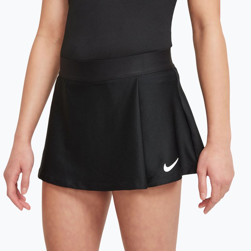 Girls' tennis skirt Nike Court Dri-Fit Victory black/white 4