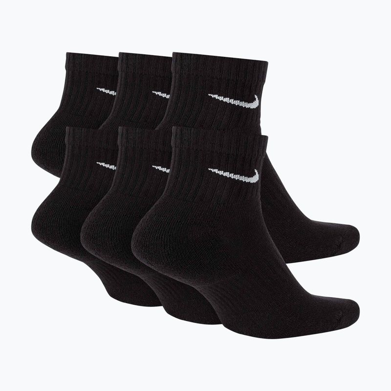 Socks Nike Everyday Cushioned 6 pairs black/white 2