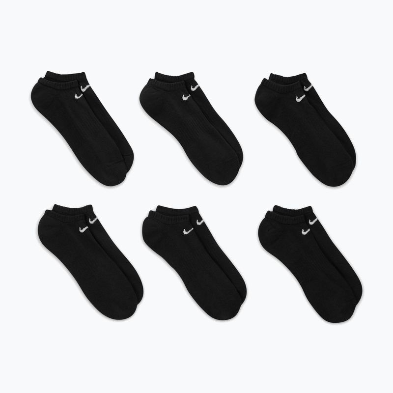 Socks Nike Everyday Cushioned No-Show 6 pairs black/white 4