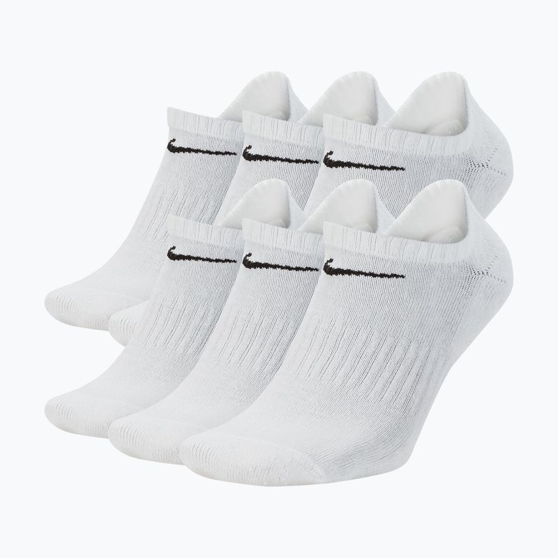 Socks Nike Everyday Cushioned No-Show 6 pairs white/black
