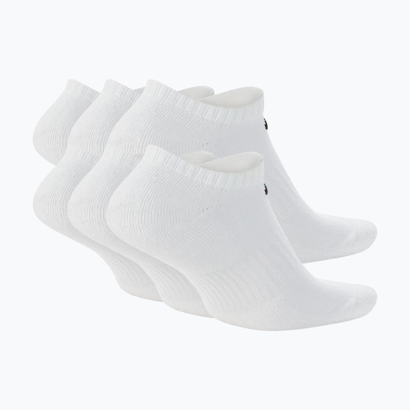 Socks Nike Everyday Cushioned No-Show 6 pairs white/black 2