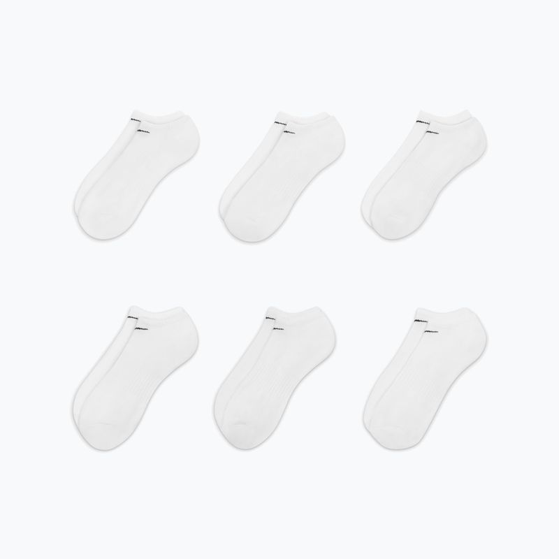 Socks Nike Everyday Cushioned No-Show 6 pairs white/black 3